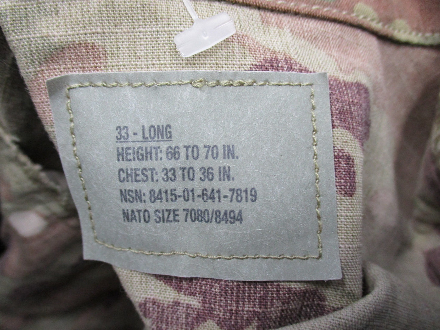 CURRENT US ARMY FEMALE COMBAT UNIFORM TOP 33-LONG FLAME RESISTANT FRACUs OCP