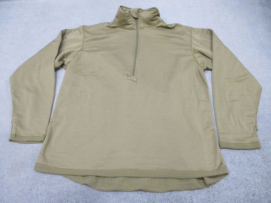 NWOT Army OCP Gen III Level 2 Waffle Top L/R Grid Fleece Midweight Shirt Coyote
