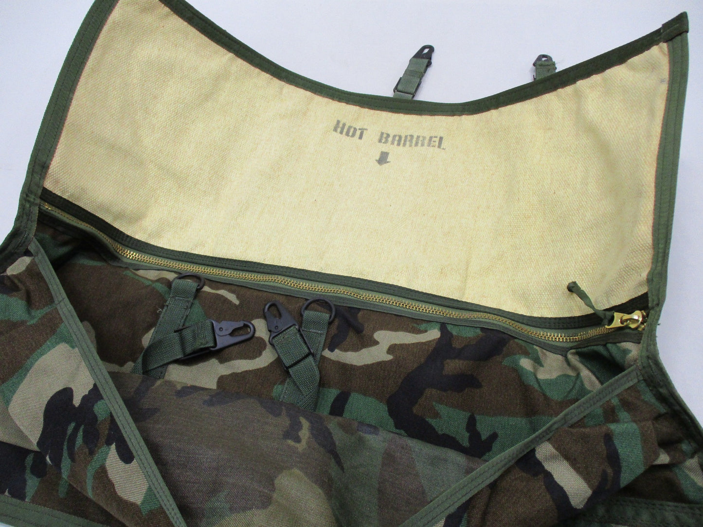 New Military Army USGI Woodland Camo BDU Hot/Spare Barrel Carrying Bag M240B