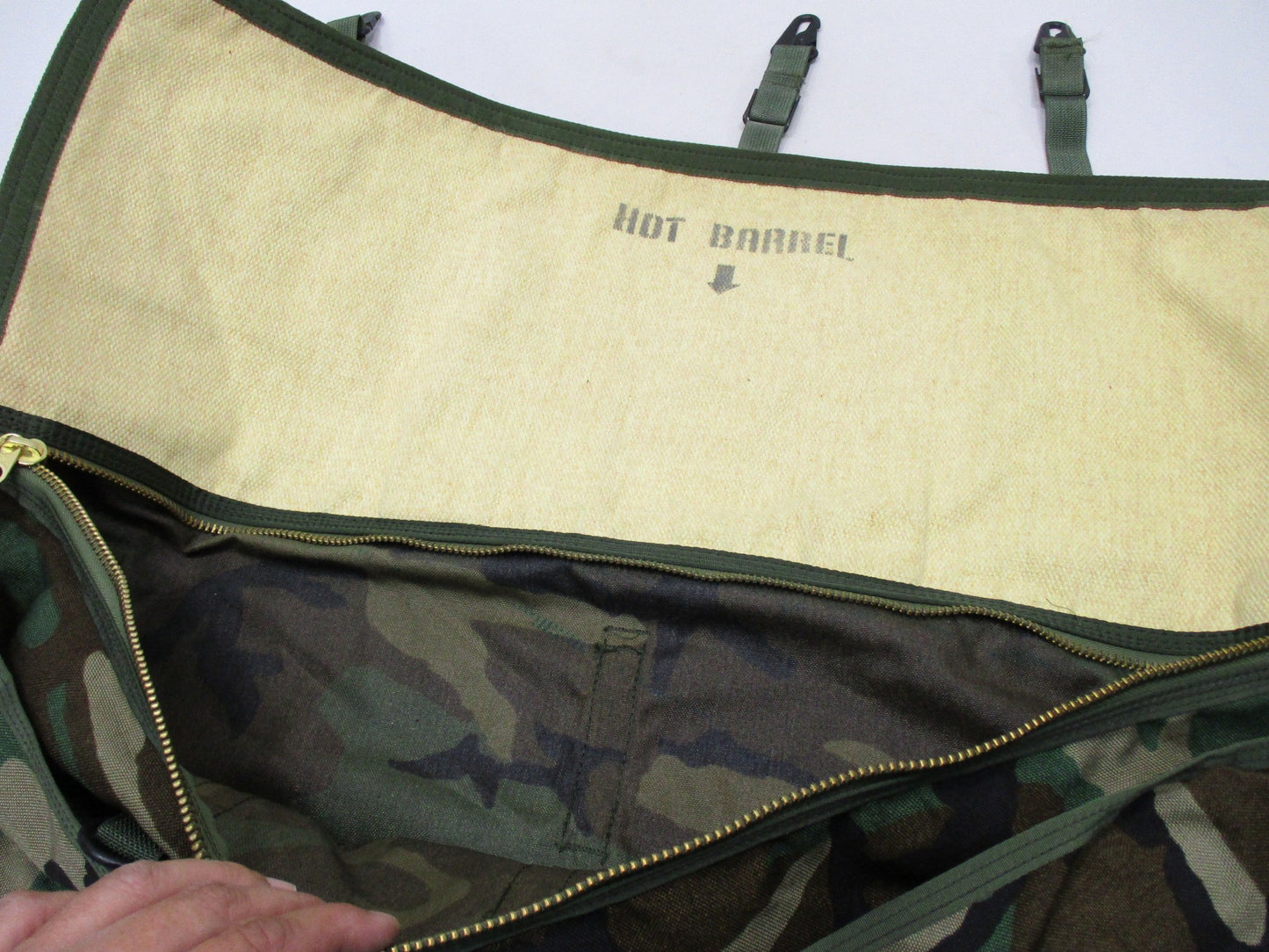 New Military Army USGI Woodland Camo BDU Hot/Spare Barrel Carrying Bag M240B