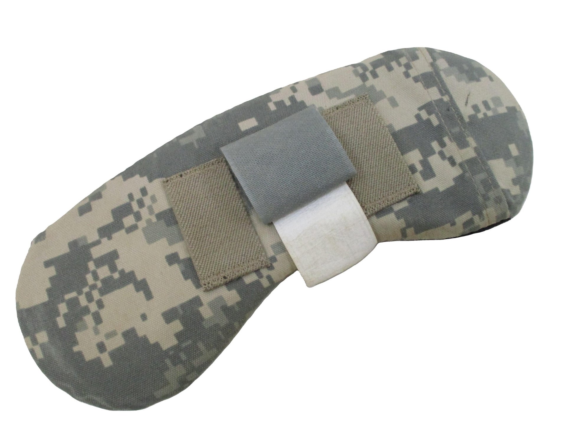 CRYE PRECISION body armor nape pad for ACH head protection, large/XLarge UCP camouflage, worn behind the head for military gear.