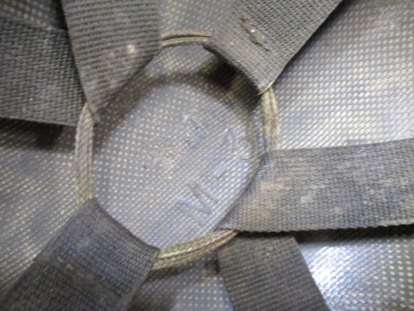 USED PASGT MADE W/ KEVLAR HELMET K-POT MEDIUM OD GREEN BALLISTIC SOLDIERS LID