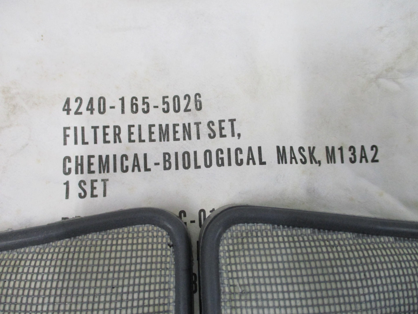 MSA USGI M17 GAS MASK CHEEK FILTERS FITS RUSSIAN M10 NBC PRO MASK FILTER SET - Centex Military Gear
