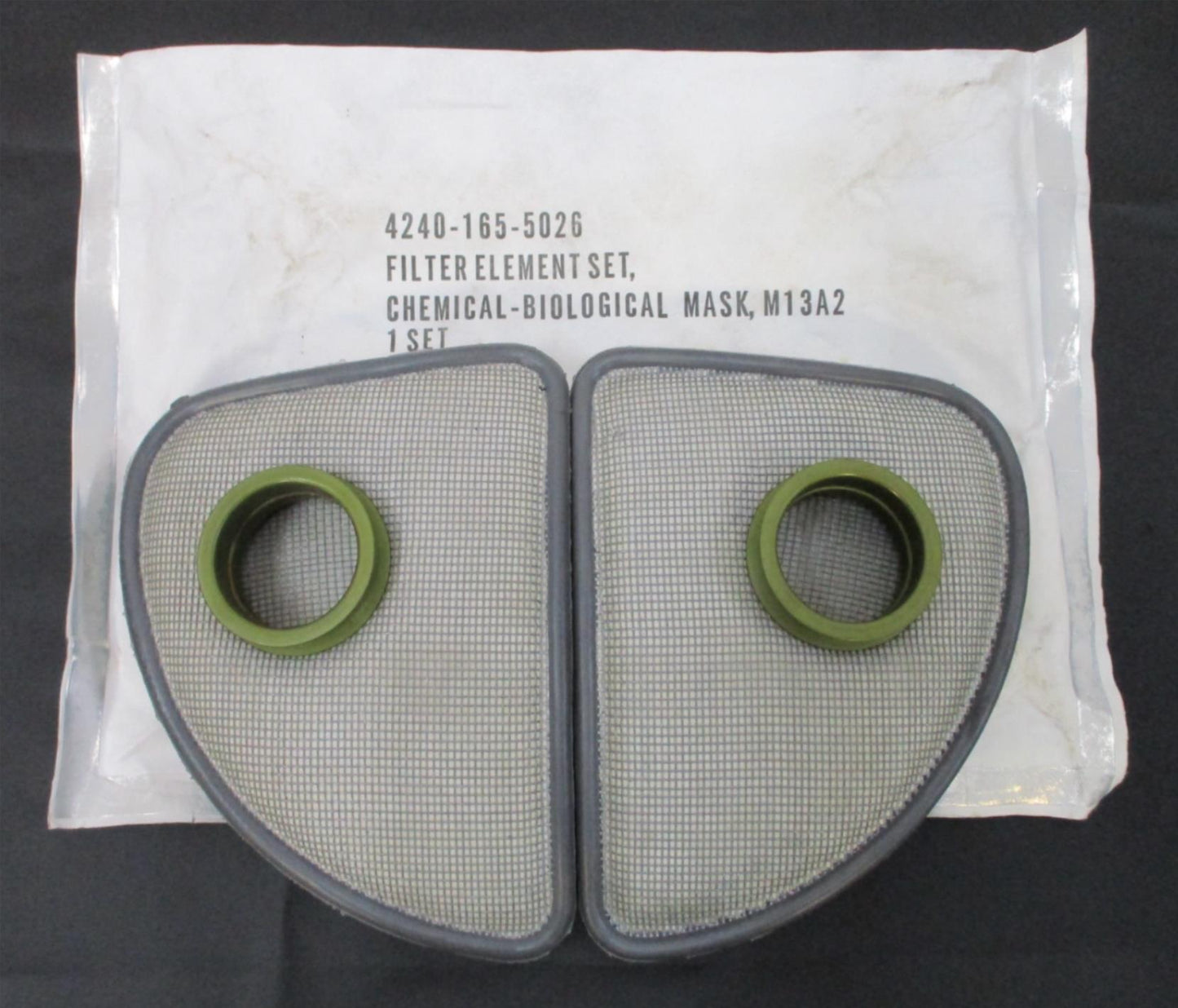MSA USGI M17 GAS MASK CHEEK FILTERS FITS RUSSIAN M10 NBC PRO MASK FILTER SET - Centex Military Gear