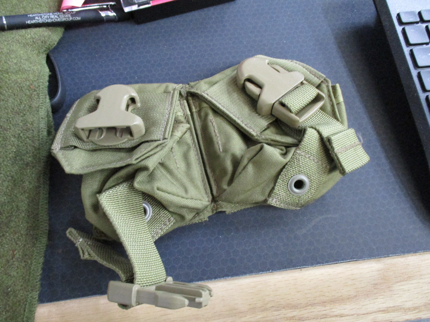 Eagle Industries Double Frag Grenade Pouch FGC-2-PC-MS-5KH MOLLE Khaki USGI