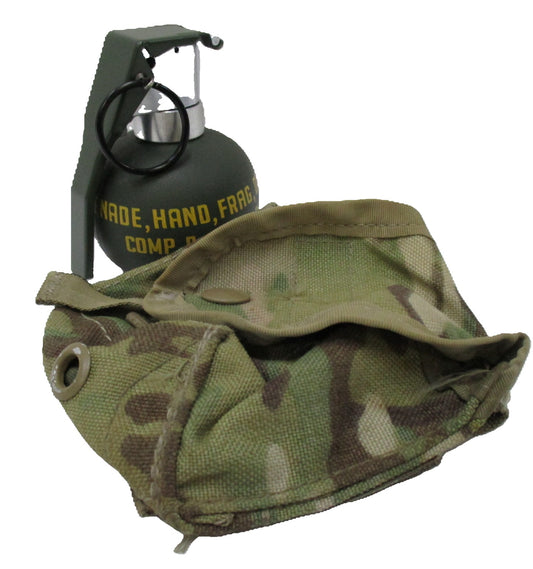 USGI ARMY ISSUE FRAG HAND GRENADE MOLLE POUCH OCP MULTICAM 8465-01-580-0697