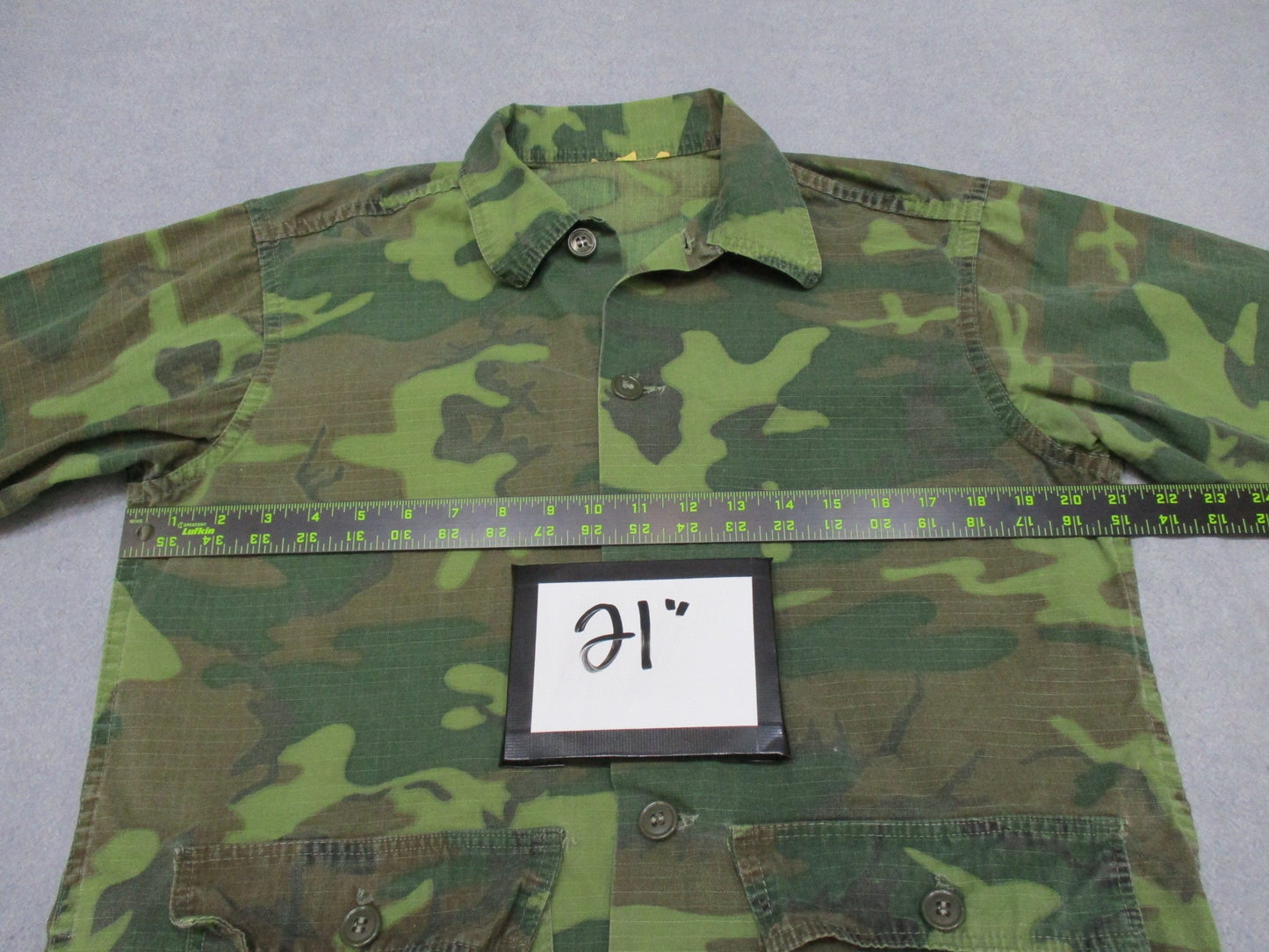 Rare Vietnam War ARVN‑Made ERDL Advisor Jacket Ripstop Camo In‑Country Made