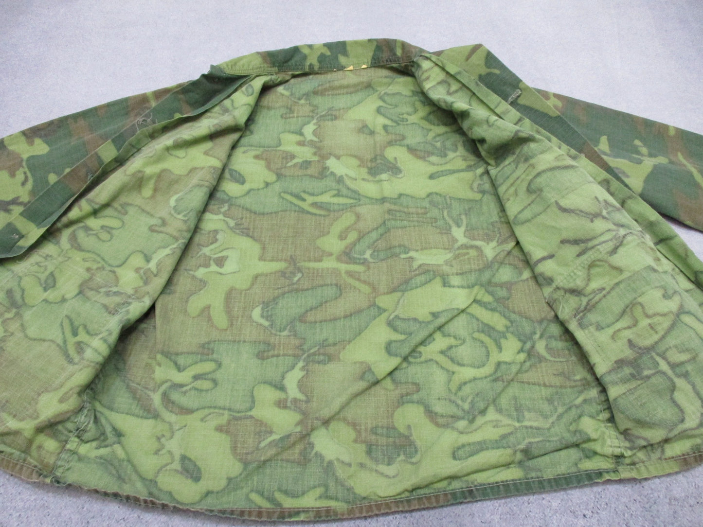 Rare Vietnam War ARVN‑Made ERDL Advisor Jacket Ripstop Camo In‑Country Made