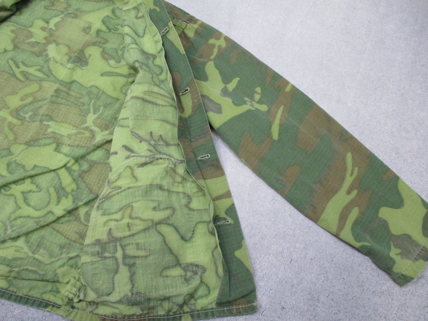 Rare Vietnam War ARVN‑Made ERDL Advisor Jacket Ripstop Camo In‑Country Made