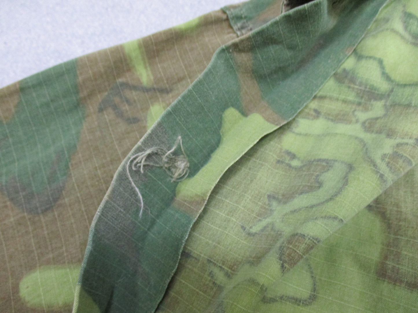 Rare Vietnam War ARVN‑Made ERDL Advisor Jacket Ripstop Camo In‑Country Made