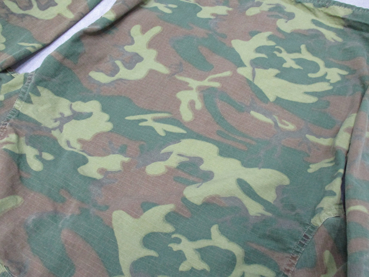 Rare Vietnam War ARVN‑Made ERDL Advisor Jacket Ripstop Camo In‑Country Made
