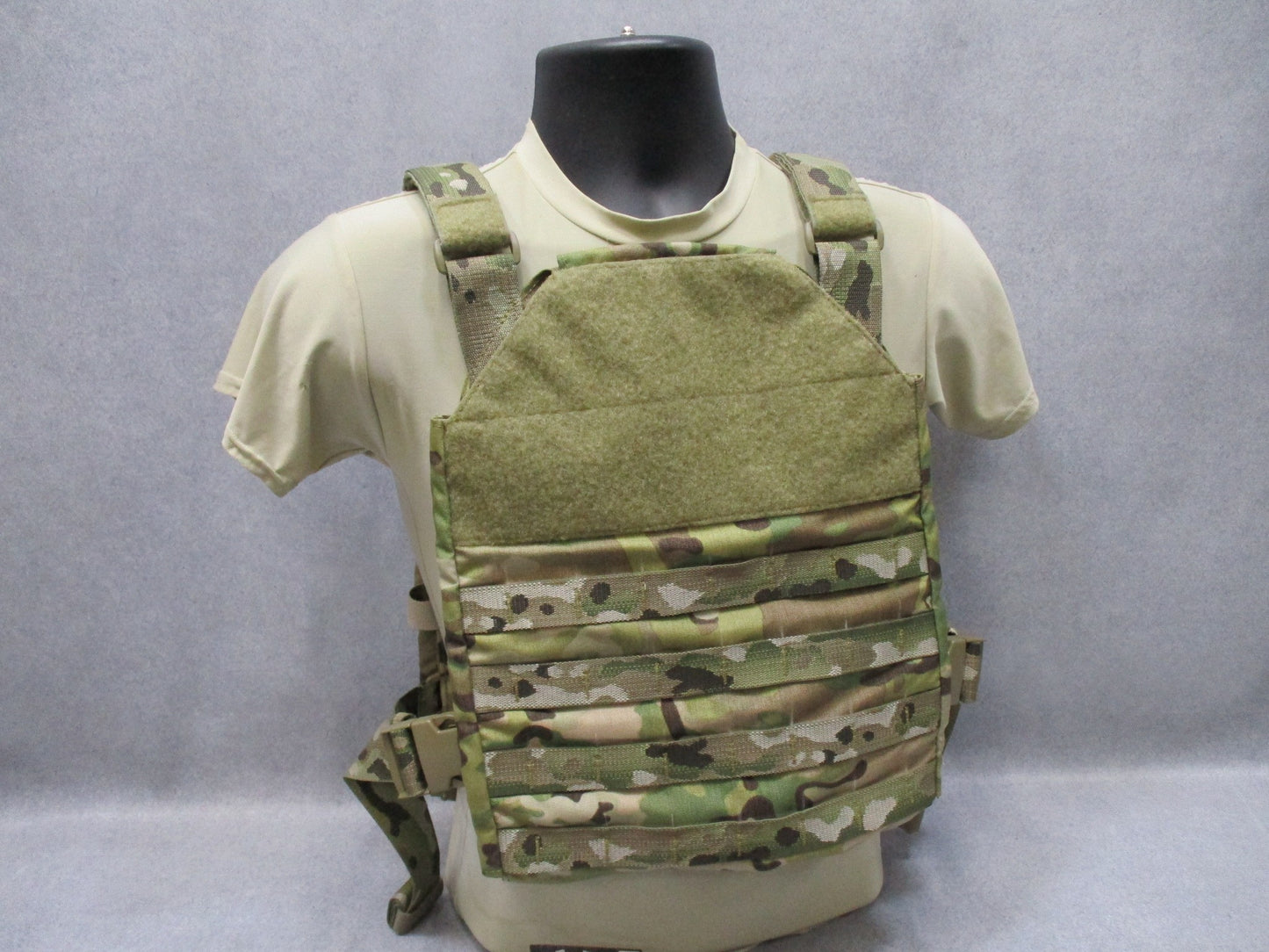 S.O.Tech Multicam Plate Carrier XL Fits 11x14 SAPI Made in USA Rare Army OCP