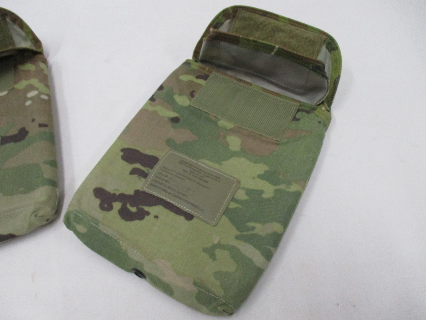 SET ARMY OCP SCORPION MULTICAM SIDE PLATE HOLDER POCKETS 6x8 w. SOFT INSERTS