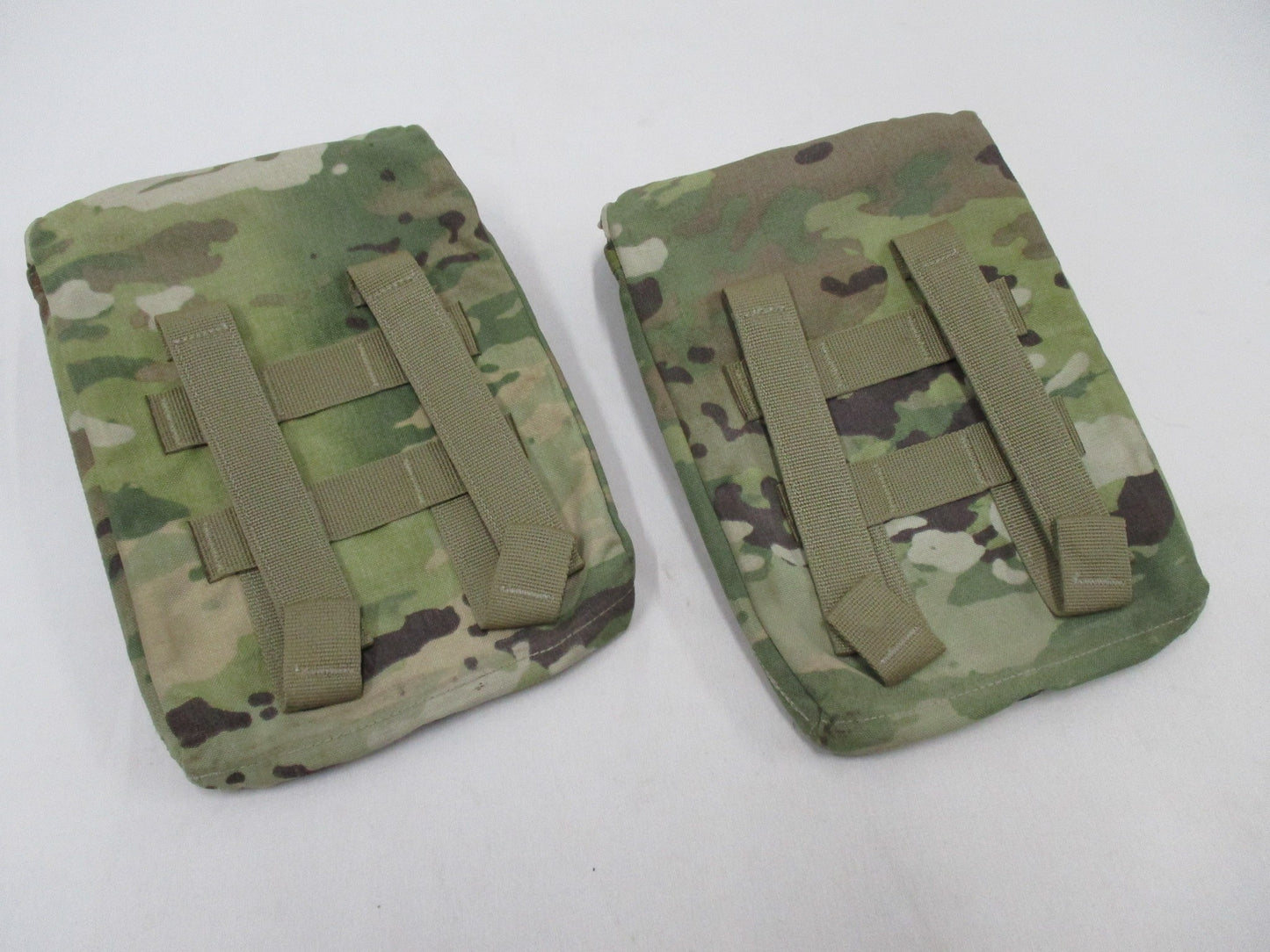 SET ARMY OCP SCORPION MULTICAM SIDE PLATE HOLDER POCKETS 6x8 w. SOFT INSERTS
