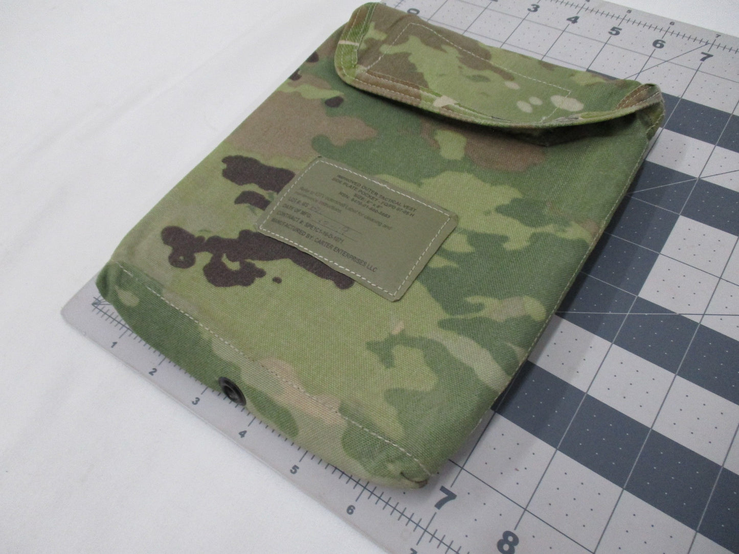 SET ARMY OCP SCORPION MULTICAM SIDE PLATE HOLDER POCKETS 6x8 w. SOFT INSERTS