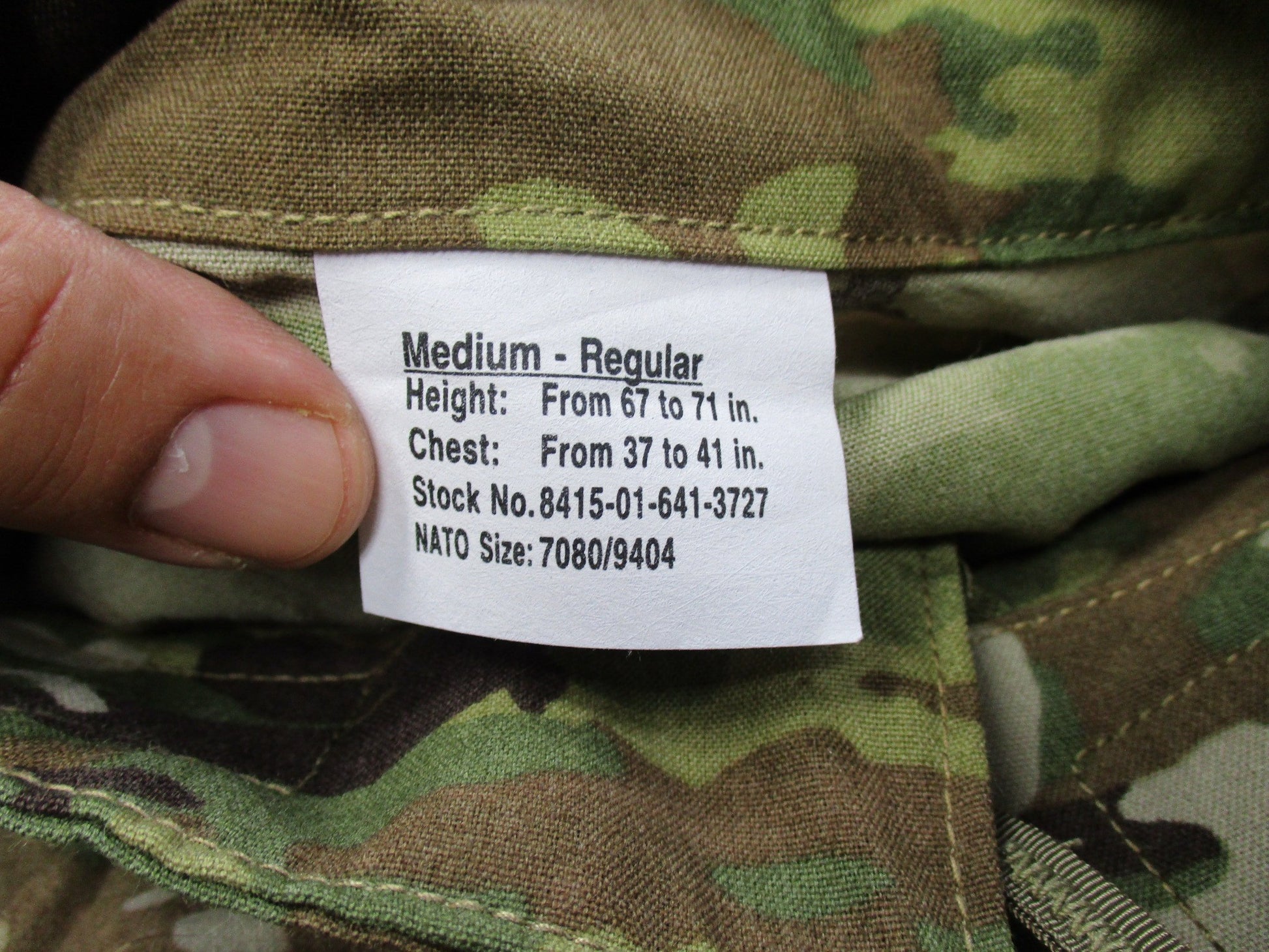 Army OCP Scorpion Aircrew Uniform Top by Centex Military Gear, medium/regular aviation coat with tactical design.