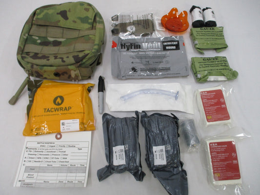 ARMY AIR FORCE OCP IFAK FIRST AID KIT JFAK MULTICAM QUICK CLOTT CAT TQs EXP.2027