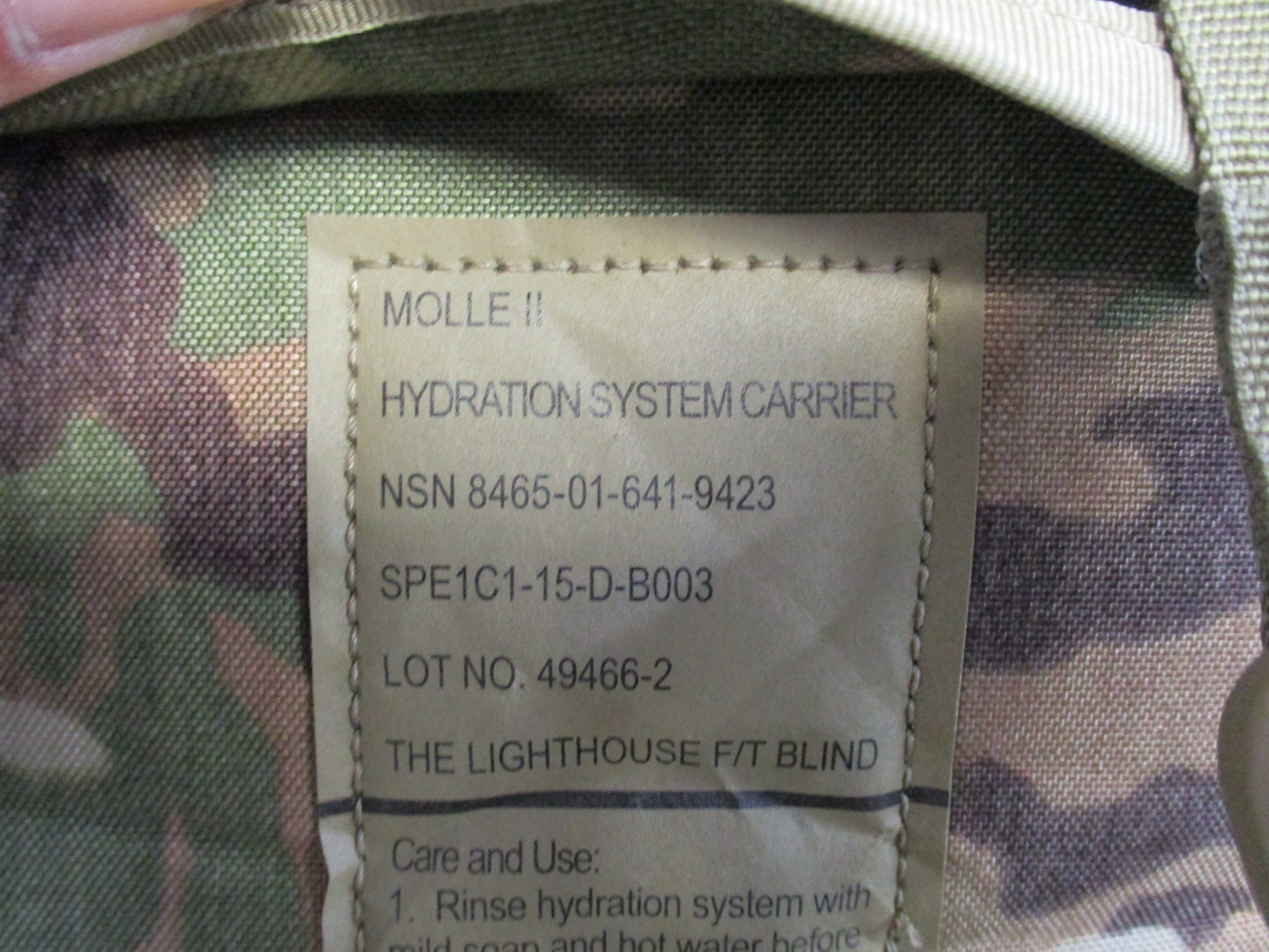 NEW USGI ARMY OCP HYDRATION SYSTEM CAMELBAK WATER PACK SCORPION CAMO w. BLADDER