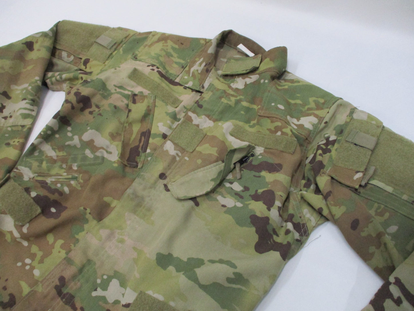 USED ARMY OCP SCORPION COMBAT AIRCREW UNIFORM TOP AVIATION COAT MEDIUM/LONG A2CU