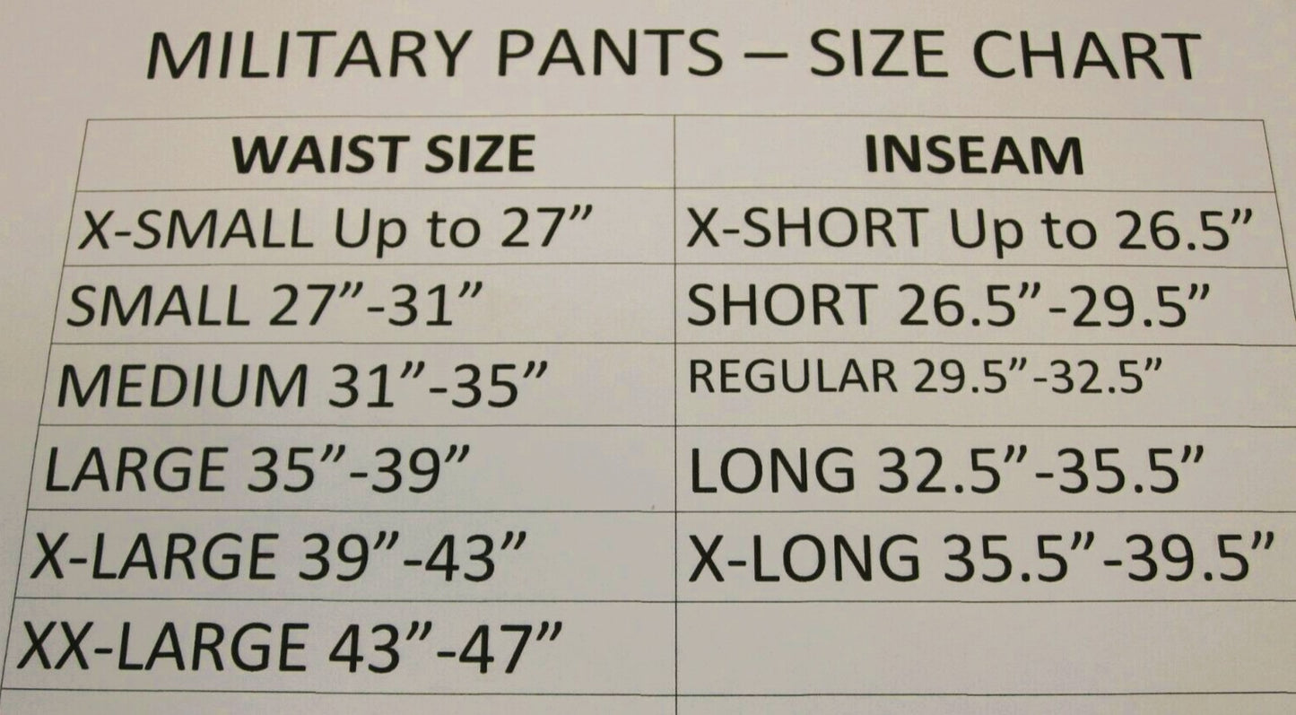 GENUINE USGI MILITARY DCU TROUSER DESERT COMBAT UNIFORM PANTS CARGO BOTTOMS USED - Centex Military Gear