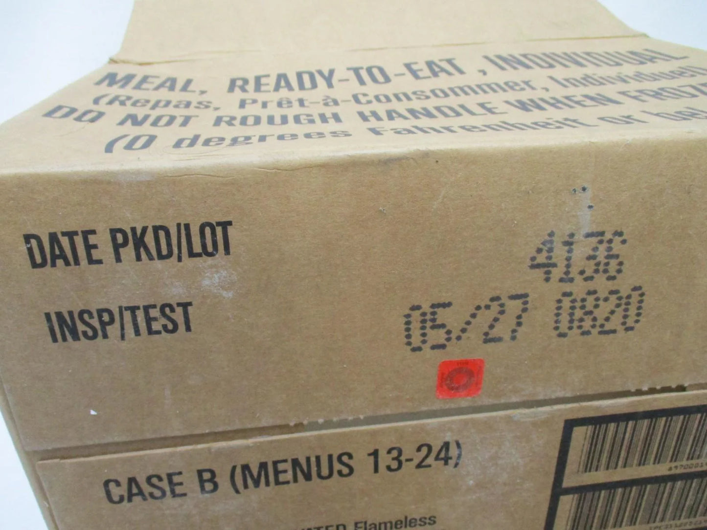 New Official American Military MRE Individual  Single Meal You Pick INSP. 2027
