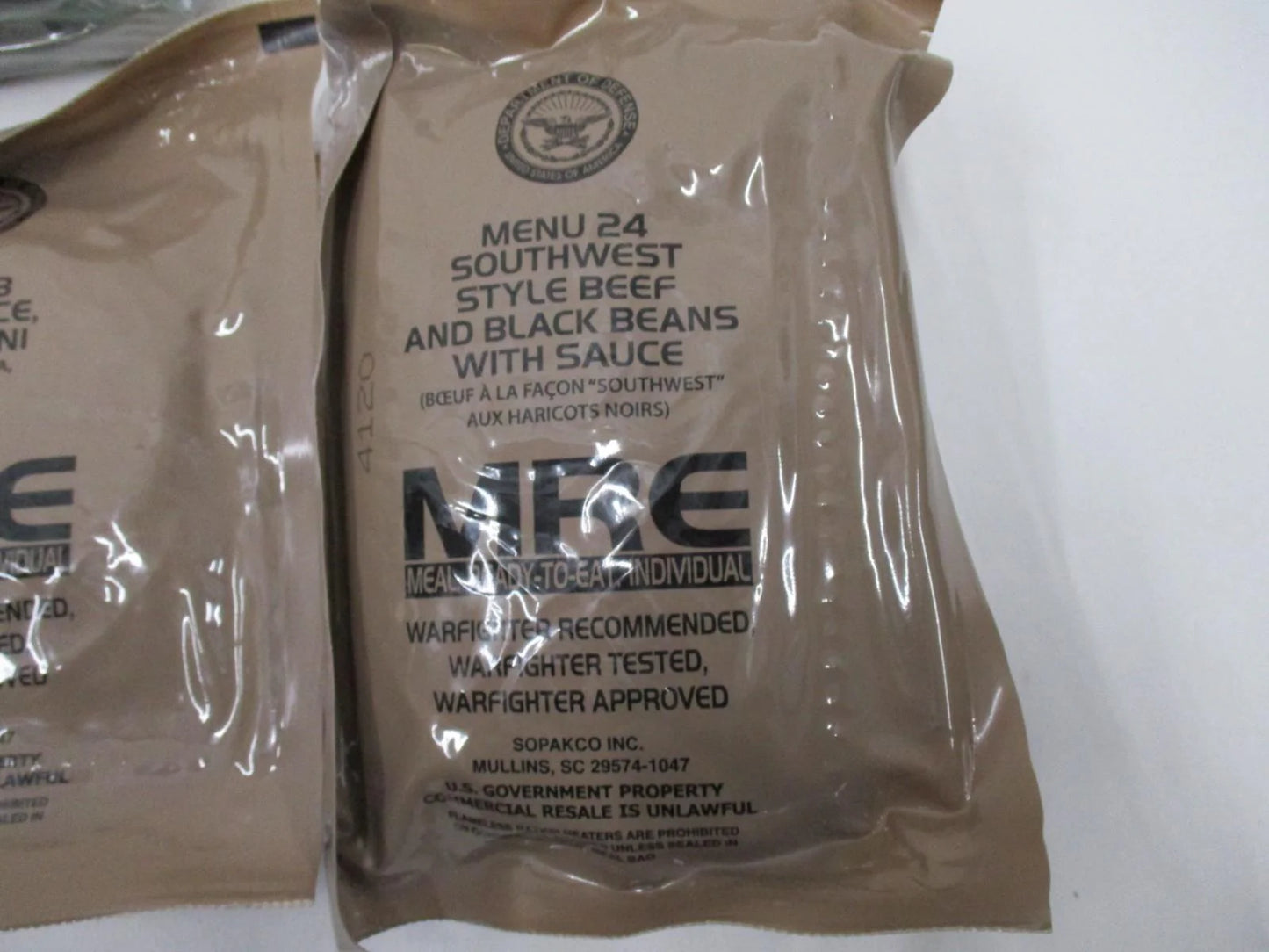 New Official American Military MRE Individual  Single Meal You Pick INSP. 2027