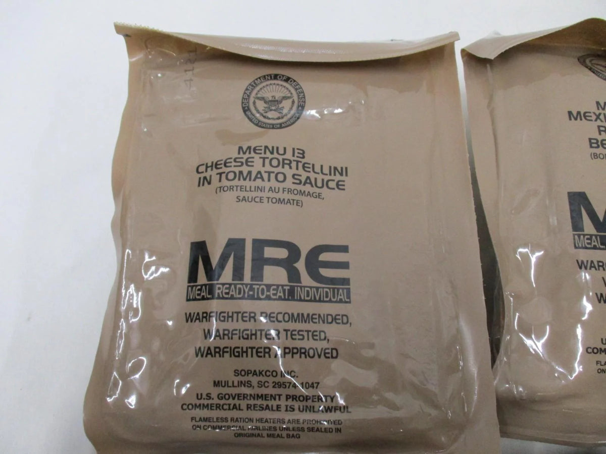 New Official American Military MRE Individual  Single Meal You Pick INSP. 2027