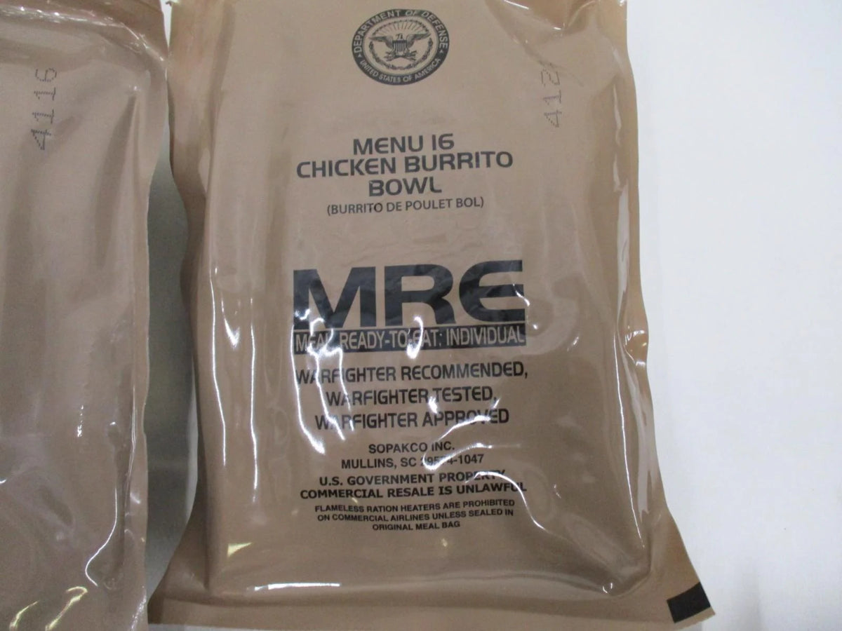 New Official American Military MRE Individual  Single Meal You Pick INSP. 2027