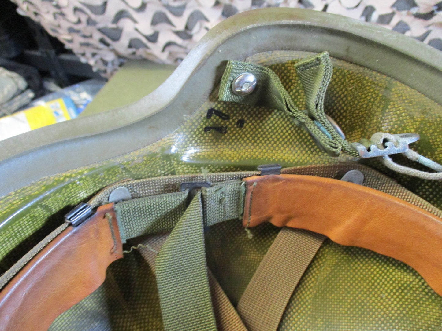 US Military PASGT Helmet Woodland Cover & New Headband Size XS Surplus 9157