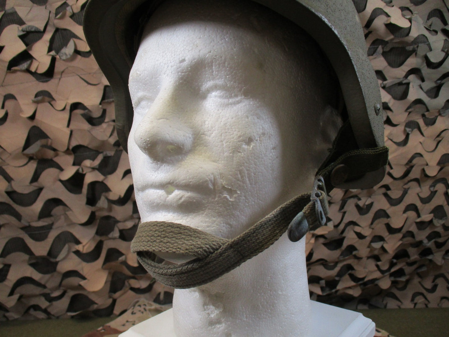 US Military PASGT Helmet Woodland Cover & New Headband Size XS Surplus 9157