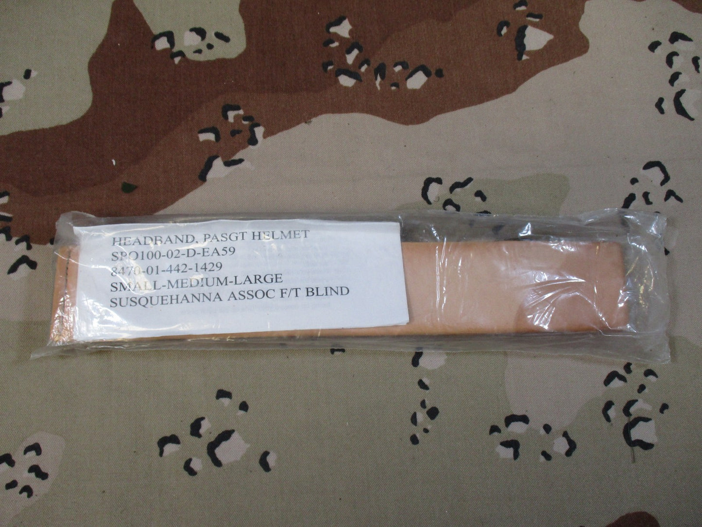 US Military PASGT Helmet Woodland Cover & New Headband Size XS Surplus 9157