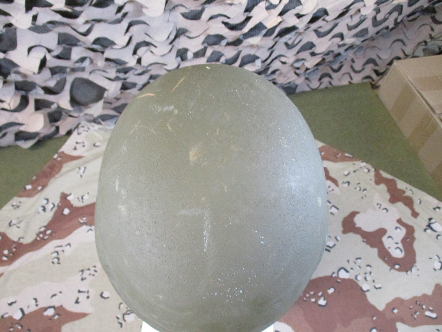 US Military PASGT Helmet Woodland Cover & New Headband Size XS Surplus 9157