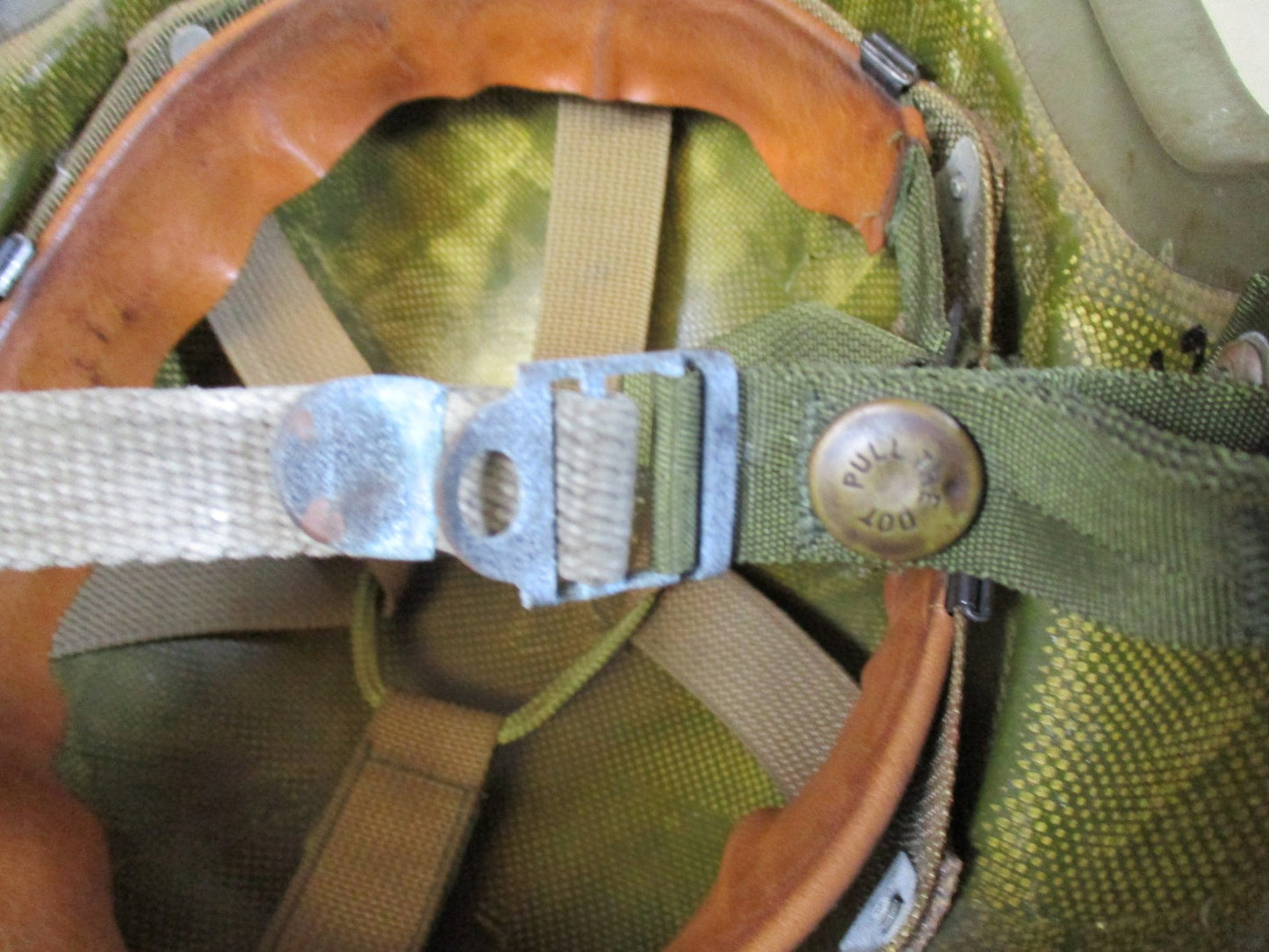 US Military PASGT Helmet Woodland Cover & New Headband Size XS Surplus 9157