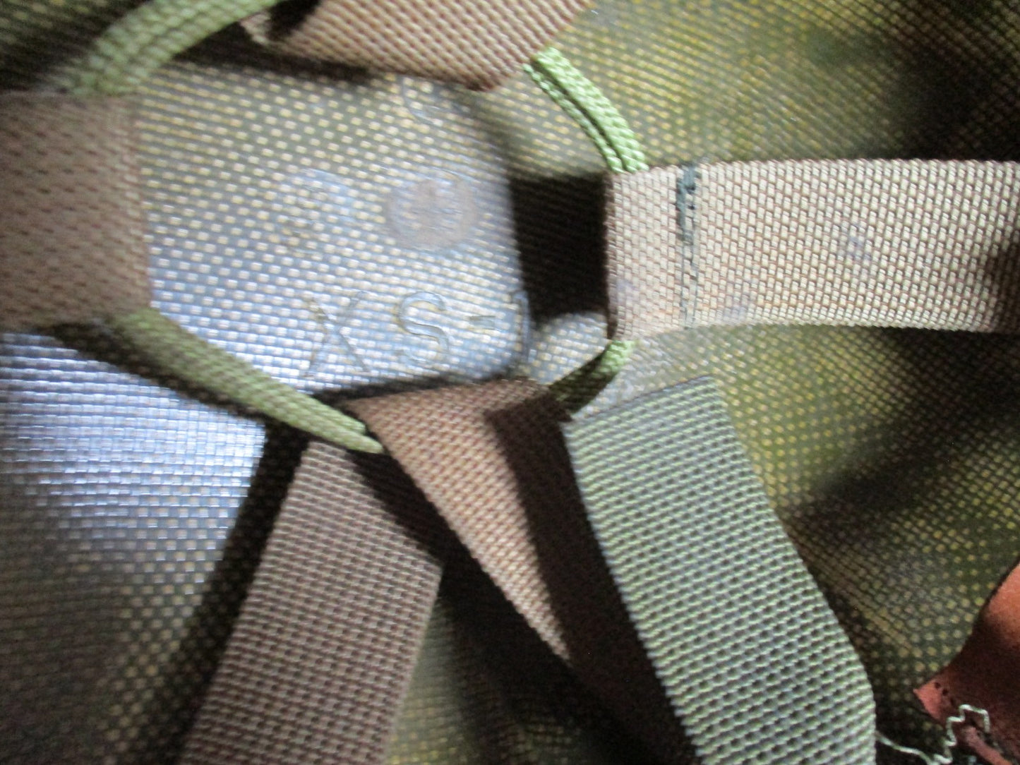 US Military PASGT Helmet Woodland Cover & New Headband Size XS Surplus 9157