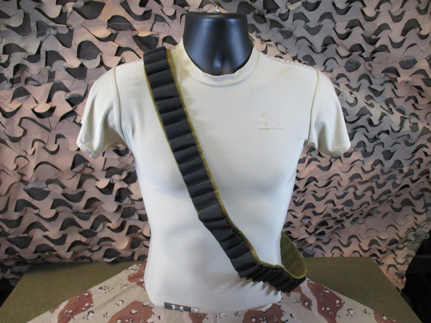 New Fox Outdoor Shotgun Shell Bandolier 48 Slots Olive Drab Adjustable 60" 50-30