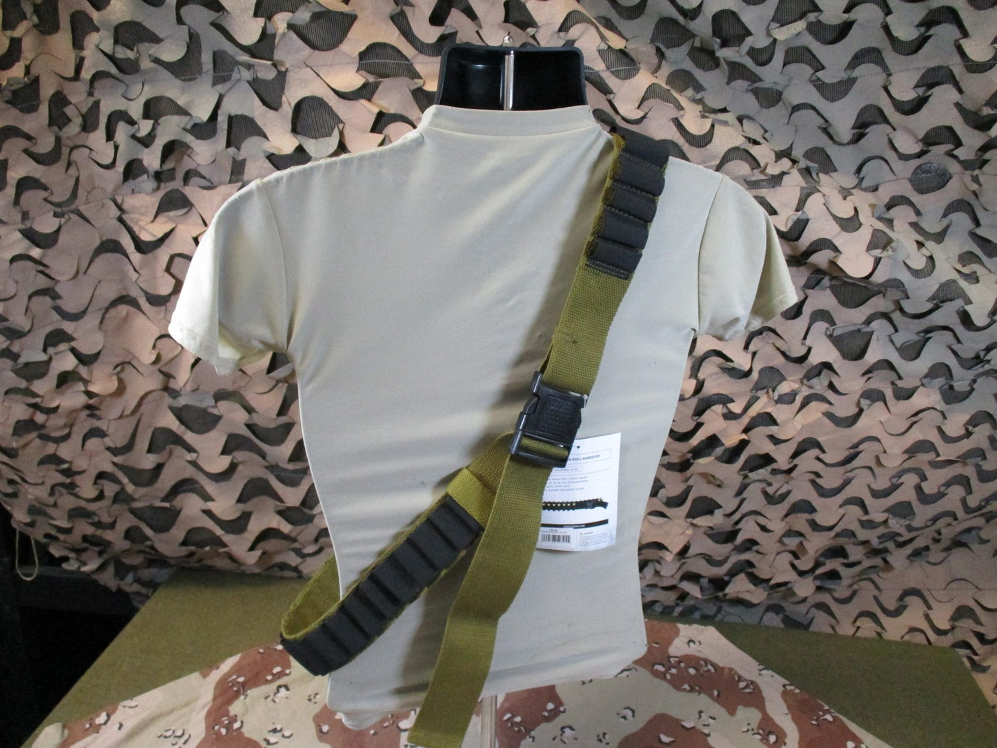 New Fox Outdoor Shotgun Shell Bandolier 48 Slots Olive Drab Adjustable 60" 50-30