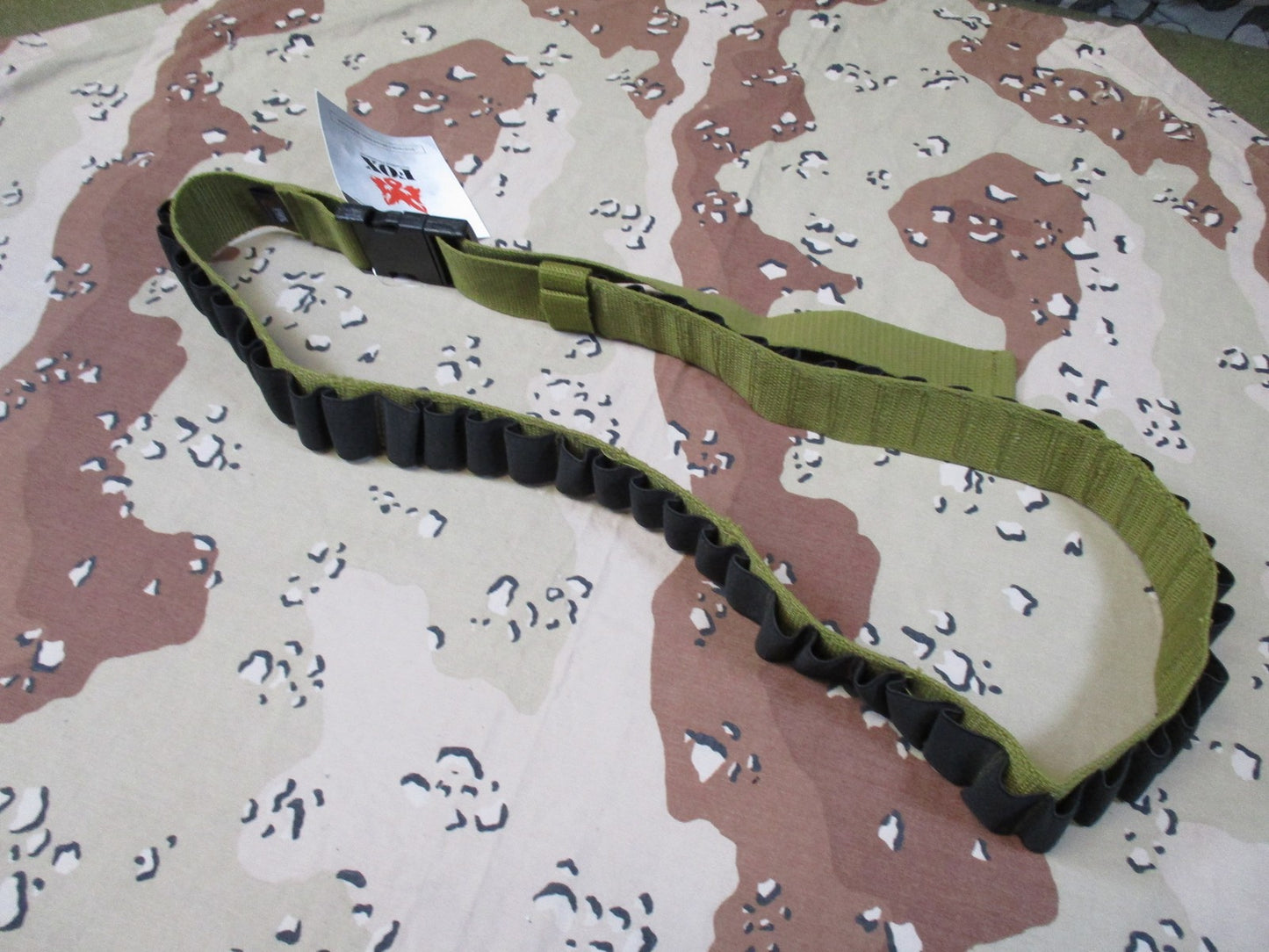 New Fox Outdoor Shotgun Shell Bandolier 48 Slots Olive Drab Adjustable 60" 50-30