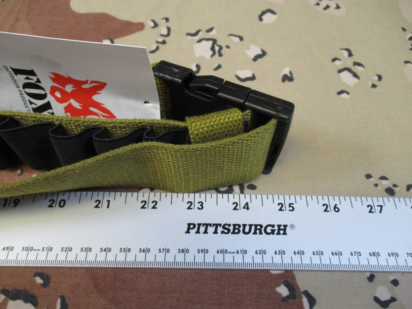 New Fox Outdoor Shotgun Shell Bandolier 48 Slots Olive Drab Adjustable 60" 50-30