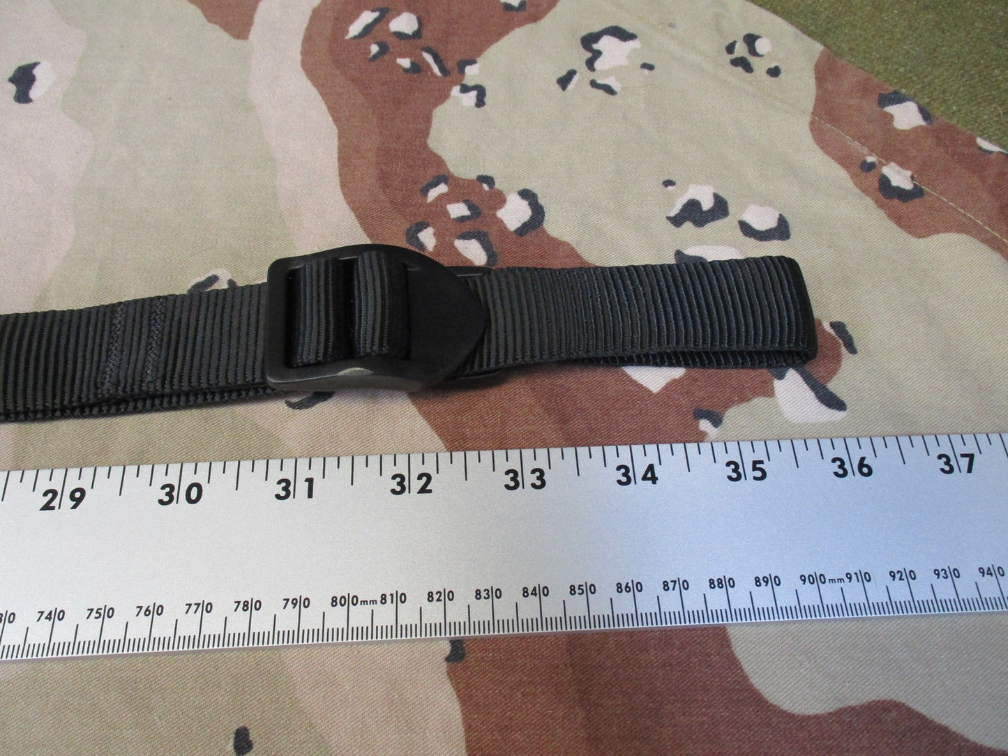 Lot of 3 Military Surplus Tactical Straps & Belts - Olive Drab & Black Webbing