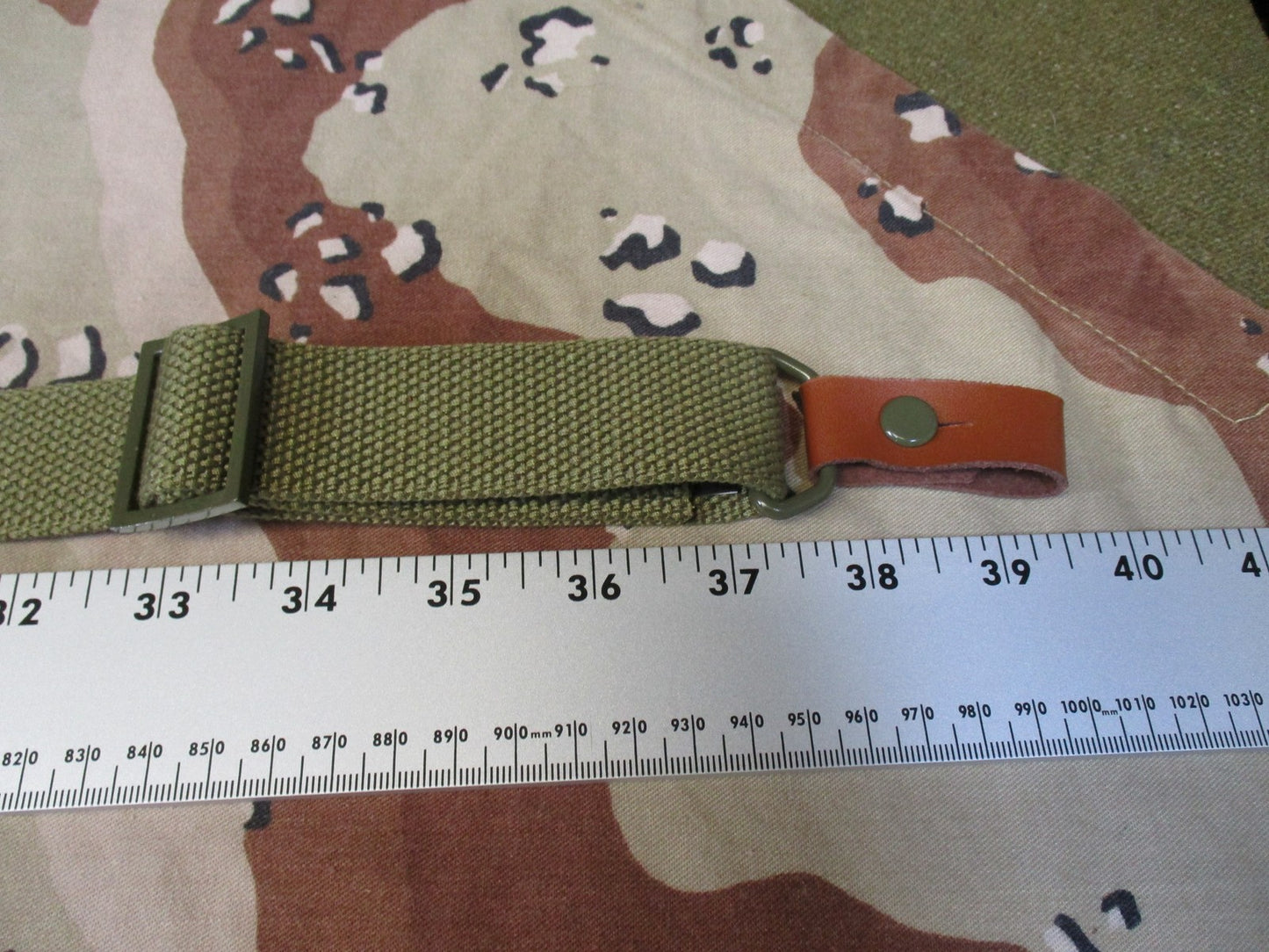 Lot of 3 Military Surplus Tactical Straps & Belts - Olive Drab & Black Webbing