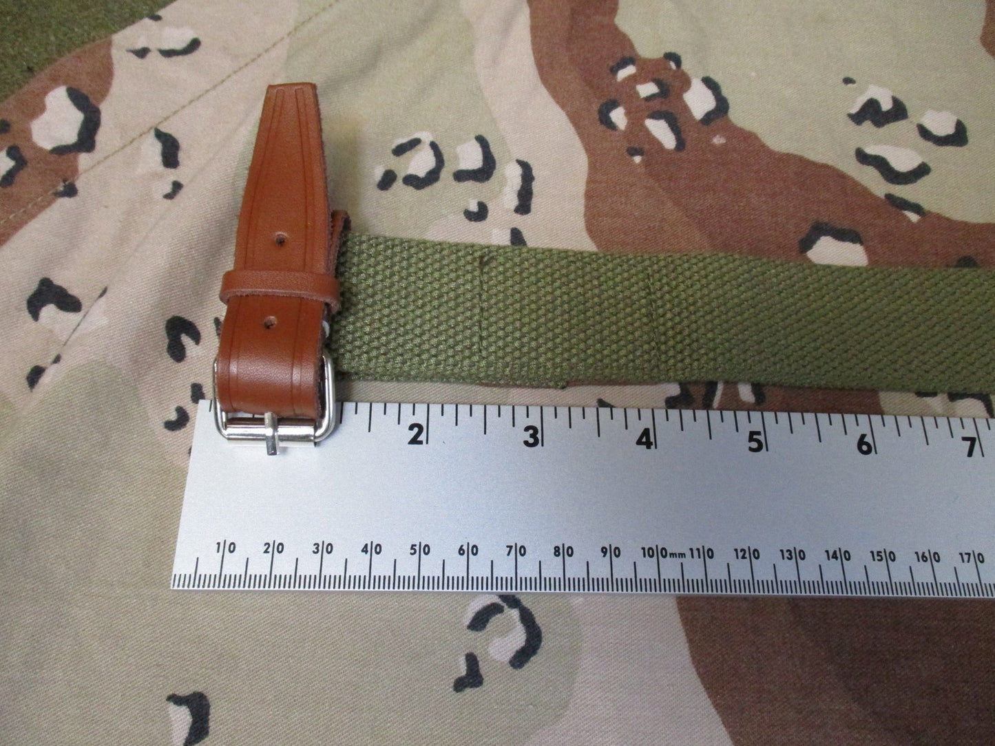 Lot of 3 Military Surplus Tactical Straps & Belts - Olive Drab & Black Webbing