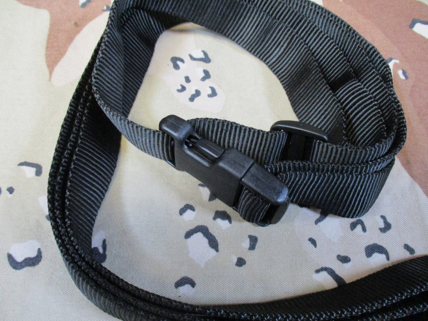 Lot of 3 Military Surplus Tactical Straps & Belts - Olive Drab & Black Webbing