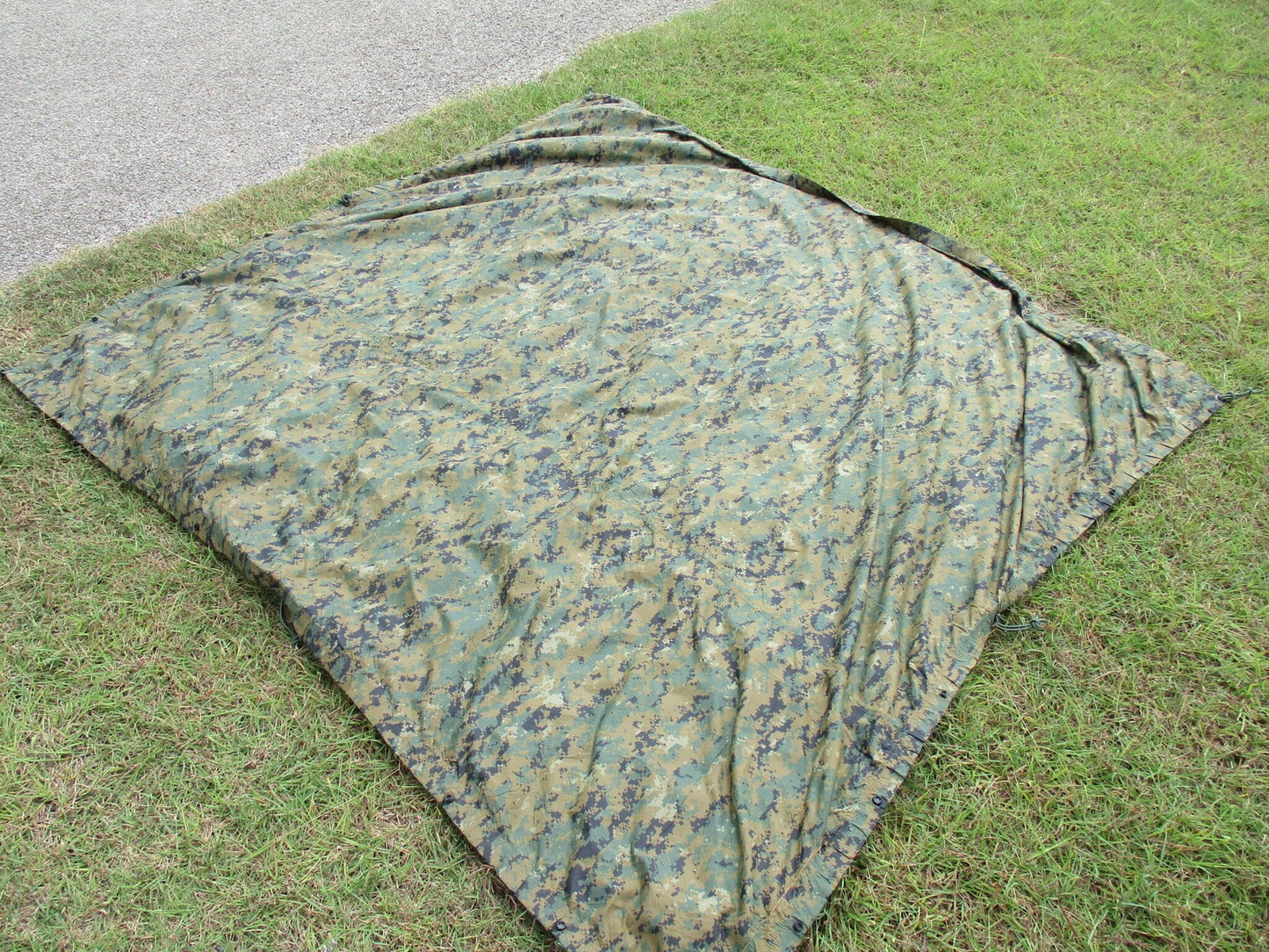 USMC Reversible Field Tarp MARPAT Coyote Brown Military Surplus Camping Gear