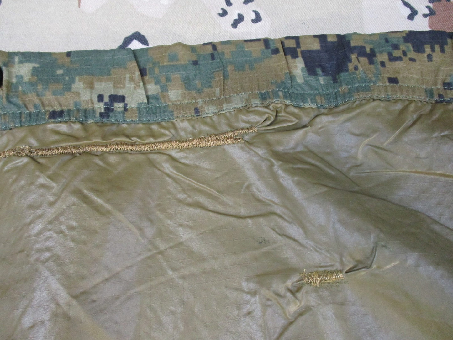 USMC Reversible Field Tarp MARPAT Coyote Brown Military Surplus Camping Gear