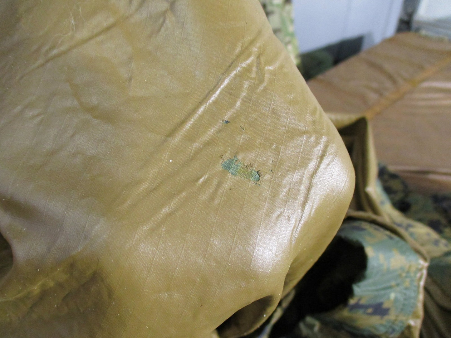 USMC Reversible Field Tarp MARPAT Coyote Brown Military Surplus Camping Gear