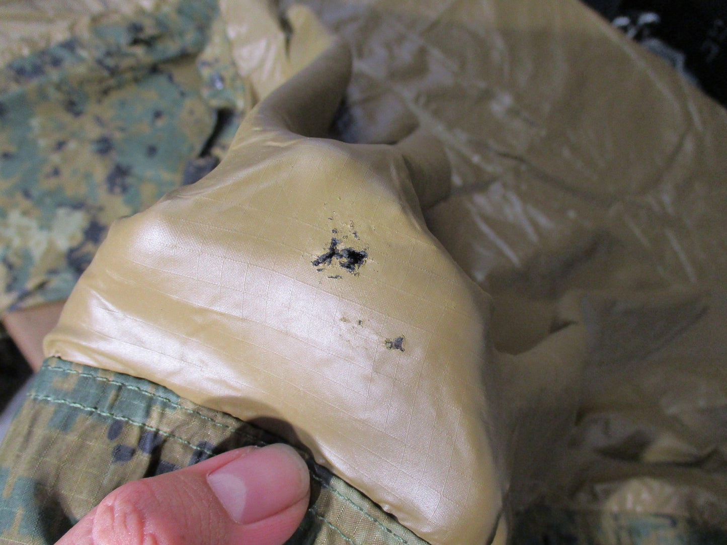 USMC Reversible Field Tarp MARPAT Coyote Brown Military Surplus Camping Gear