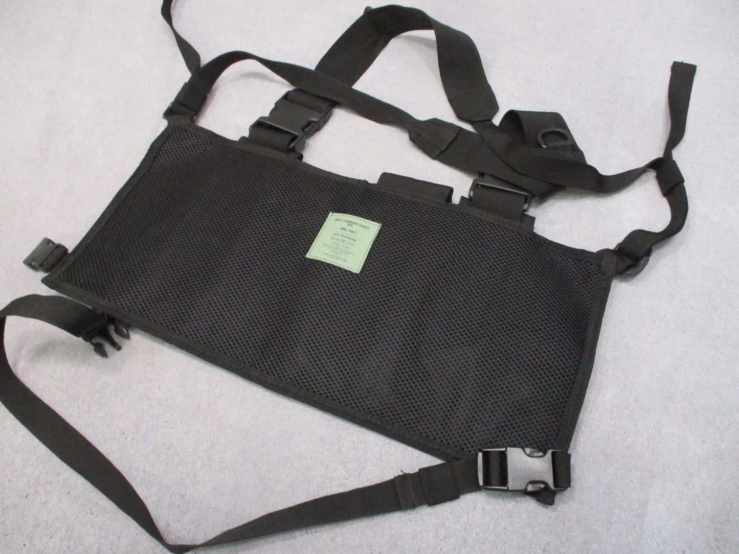 Mil-Tec Tactical Mag Carrier Chest Rig Black Adjustable7.62x39 New