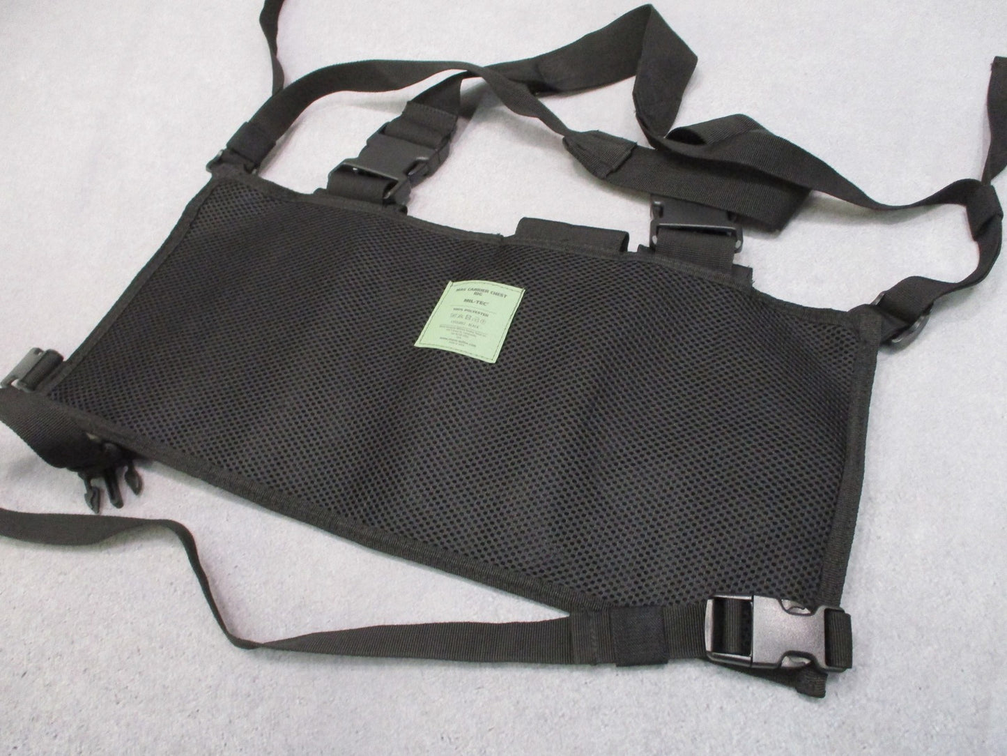 Mil-Tec Tactical Mag Carrier Chest Rig Black Adjustable7.62x39 New