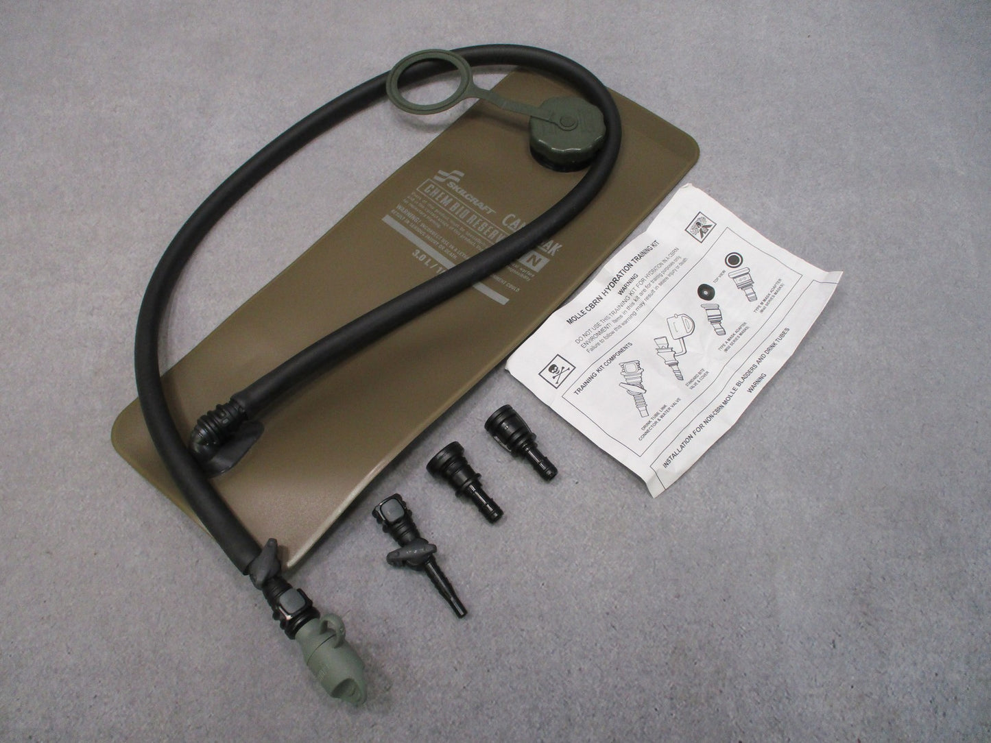 NWOT Camelbak CBRN Hydration System Bladder Chemical Water Pack Reservoir 100oz