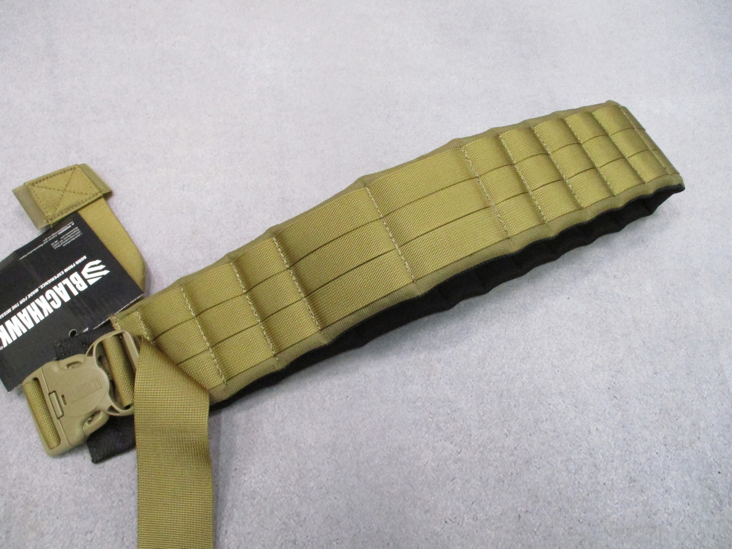 USMC Blackhawk STRIKE Padded Patrol Belt Large 46-52 Coyote Tan Tactical Gear